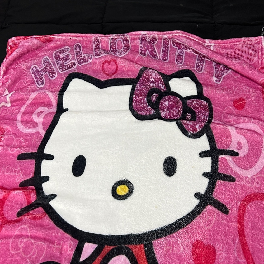 Hello Kitty Pink Blanket - Picture 3 of 8